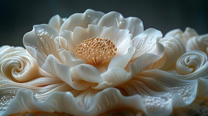 Each petal is a work of art, its intricate details a testament to the timeless beauty found in nature's embrace.