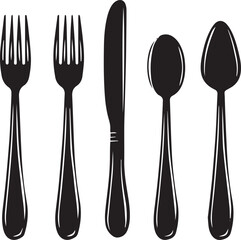 fork spoon and knife