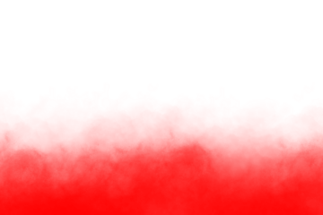 Abstract red swirl cloud. Red smoke on transparent background. Abstract red background