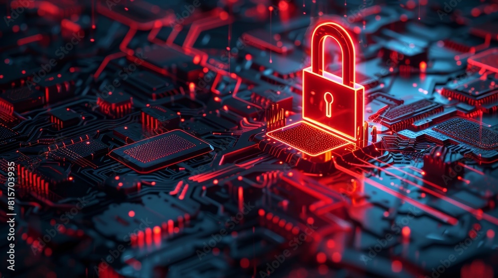 Poster a 3d rendering of a security warning and a field with an incomplete passcode. illustration showing p