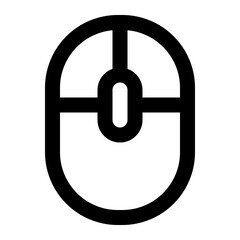 Mouse Icon in Line Style
