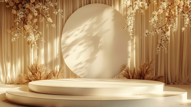 portrait backdrop luxury wedding and advertising