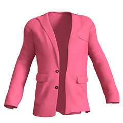 Business Suit Jacket male Fashion Clothing isolated 3d rendered illustration
