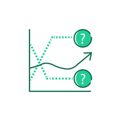 Forecasting Accuracy Vector Illustration Icon Design