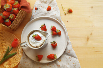 Strawberries and Whipped Cream