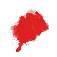 Farbfleck rot  - Tintenklecks oder Farbspritzer