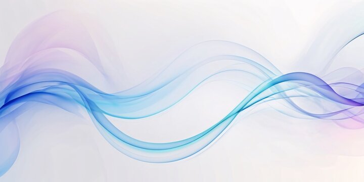 Bright neon energy lines on white background
