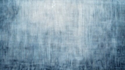 Fototapeta premium Grey Light Illuminating Subtle Blue Linen Textile with Retro Vintage Gradient