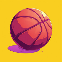 Fototapeta premium basketball ball icon