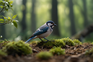 Very nice bird in the forest
