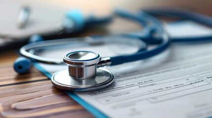 close up of a stethoscope