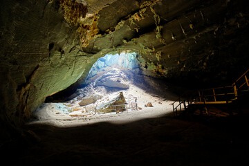 Rock formation inside the big cave