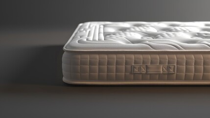 Design considerations for a mattress with synthetic materials and a secure clasp at the edge