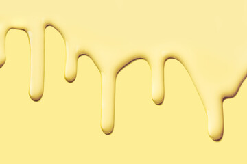 Cosmetic lemon yellow texture emulsion, liquid soap or mask... Acrilic paint background