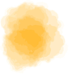 Obraz premium Watercolor splash, stain texture. Vector illustration. Yellow, orange, golden