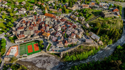 Obraz premium Colmars les alpes Vallée 