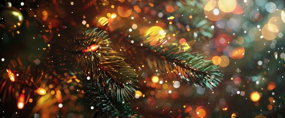 Capture The Essence Of The Holiday Season With An Abstract Blend Of Bright And Cheerful Colors, Background HD