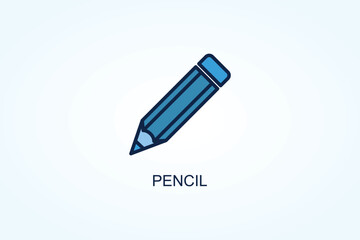 Pencil vector  or logo sign symbol illustration