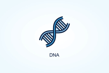 DNA vector  or logo sign symbol illustration