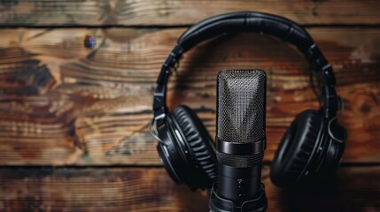 Microphone and Headphones microphone and headphones