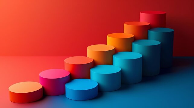 Referral Incentive Structure A 3D tiered reward system showcasing different incentives for referrals, highlighting the strategy behind motivating participants