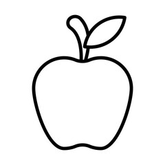 Apple line icon