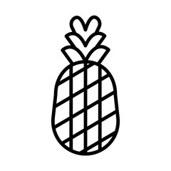 Pineapple line icon