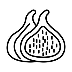 Fig line icon
