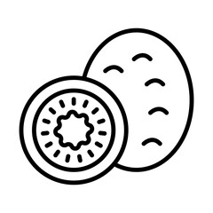 Kiwi line icon