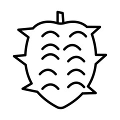 Soursop line icon