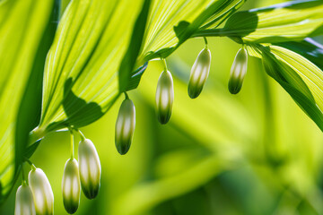 Medical healthy flower Polygonatum multiflorum