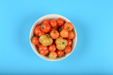 Cherry tomatoes in a bowl