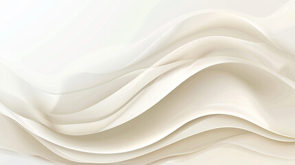 Beige abstract wave background with curved smooth lines. Template for cover, certificate, social networks