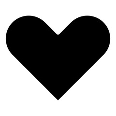 Heart Glyph Icon Design