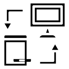 Remote Access Glyph Icon Design