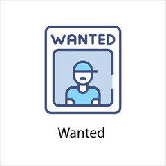 Wanted Vector icon