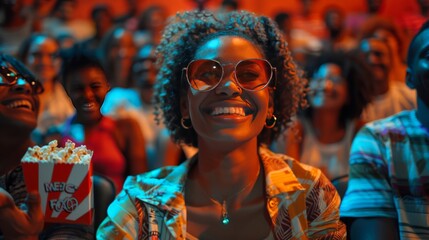 Fototapeta premium Movie in cinema