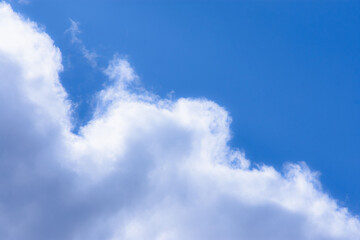 blue sky with cloud background
