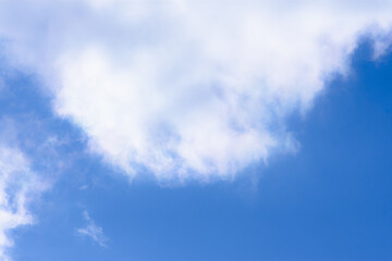 blue sky with cloud background