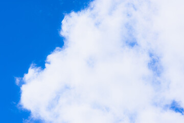 blue sky with cloud background