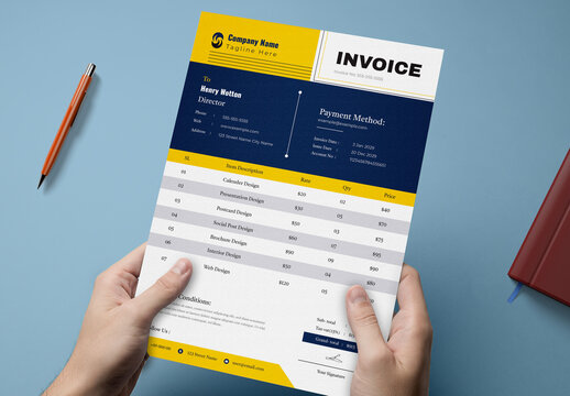 Professional Invoice Layout