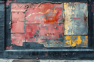 Grunge Urban Street Posters Texture Background