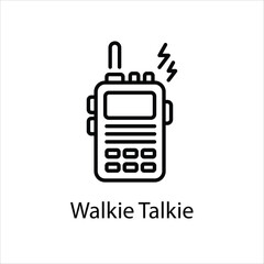Walkie Talkie Vector icon