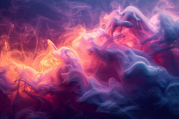 Abstract Colored Smoke