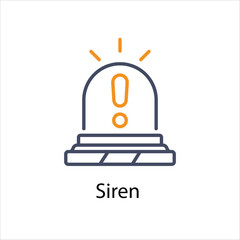 Siren Vector icon 