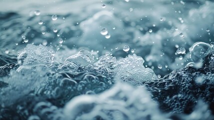 Photo of ascending from a dive, their bubbles rising towards the surface, as they return to the world above the waves