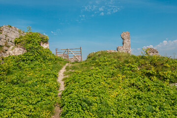 Corfe Castle, Dorset, England Uk