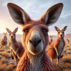 kangaroo face