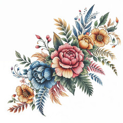 Watercolor Flower art illustration