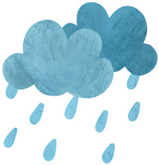 cloud with rain drops